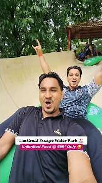 The Great Escape Water Park - Virar (Mumbai) 🏖️ | Unlimited Fun & Food at 699* Only 🤑