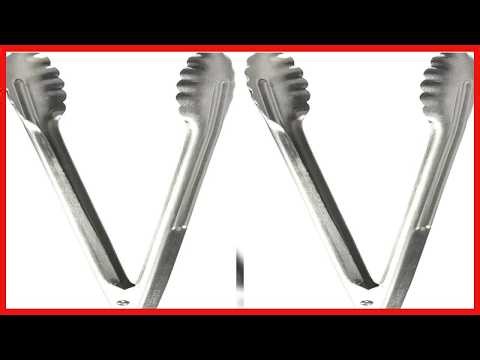 Winco UT-12 Coiled Spring Utility Tong: Durable Stainless Steel for Every Kitchen