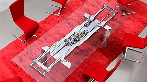 Precision Engineered Dining Table Makes Food Completely Unnecessary