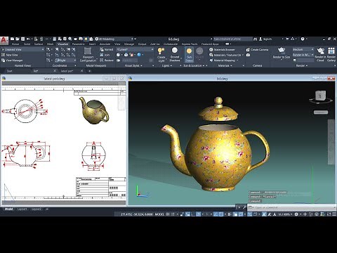 Teapot design/modeling in Autocad