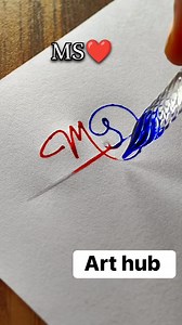 14K views · 61 reactions | #art #signs #signature #calligraphy #trendingreel #handart #signature #artist #reelschallenge | ART HUB | Facebook