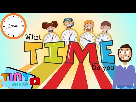 Telling Time For Children | Learn time for kids | Learning the clock | Learn how to tell time