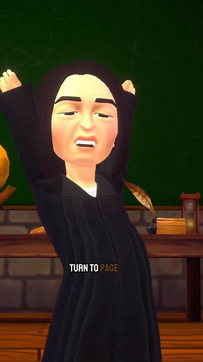 Frever Lizzie x Spicey Potter 🌶️ on Instagram: "Turn to page 394 💅🏼🪄 credits: @harrypotter #harrypotter #harrypotterfan #snape #potterhead #pottermore #ronweasley #ronweasleyedit #hermionegranger #hermione #ronandhermione #potter #hagrid #funny #comedy #comedyvideos #funnyvideos #genz #skit #ukcomedy #genz #genzhumor #genzcomedy #funnymemes #laughs #humor #boomer #frever #animation #cartoon #frever #severussnape"