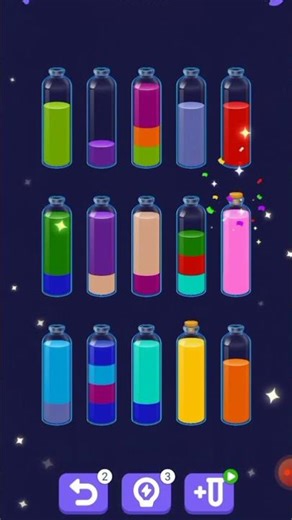 Water Sort Puzzle 🧠 Level Challenge | Satisfying Color Sort Game #Shorts