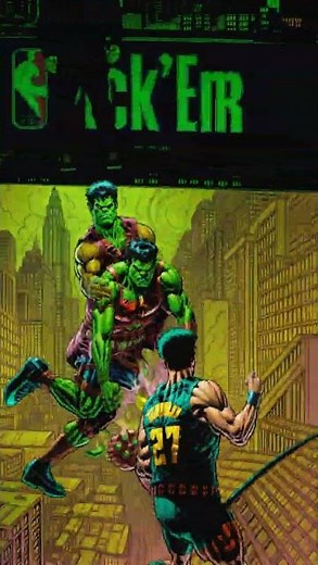 Hulk hooped 🏀💪 #hulk #basketball #foryou #avengers #superman