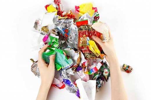 25 Genius Recycled Candy Wrapper Crafts
