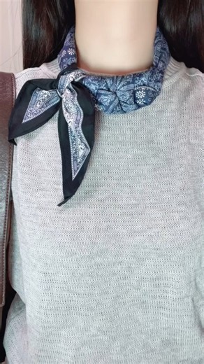 ​How to Tie a Silk Scarf: Easy & Stylish Neck Scarf Tutorial 🎗️