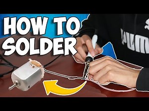 How to SOLDER DC Motor with Wires | Arduino - Quick & Easy Guide