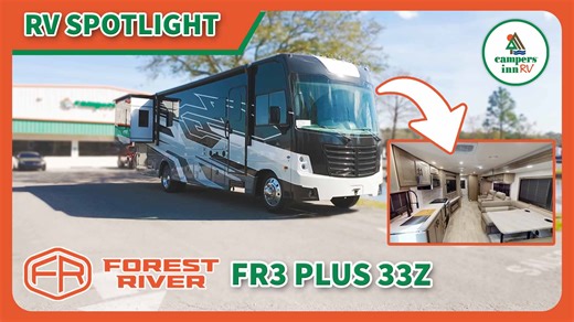 Step into the Forest River FR3 and experience a motorhome that blends spacious comfort with family-friendly design. Built on a Ford F53 chassis with a one-piece fiberglass roof and generous storage, this coach offers residential-style living on the road. Features like a king-bed slide-out, theatre seating, hidden pantry and kitchen amenities elevate your travel experience. Whether you’re planning weekend escapes or extended journeys, stop by our dealership and ask one of our friendly Matchmakers