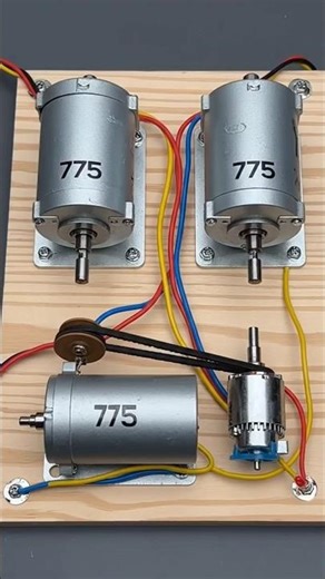 DIY DC Motor Generator - How to Make A Simple Generator