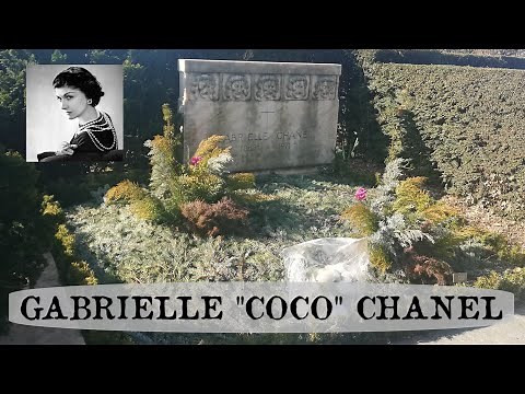 Grave of COCO CHANEL.
