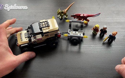 乐高侏罗纪世界 Pyroraptor & Dilophosaurus transport 76951 速拼