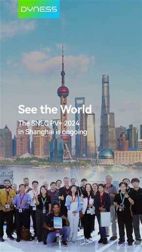 Unveil the green energy, shining at #SNEC2024! Explore the dazzling booth of #Dyness, where the full-scene energy storage solution matrix sets the stage on fire. #PV #EnergyStorage #Exhibition #GreenEnergy #SNECPV