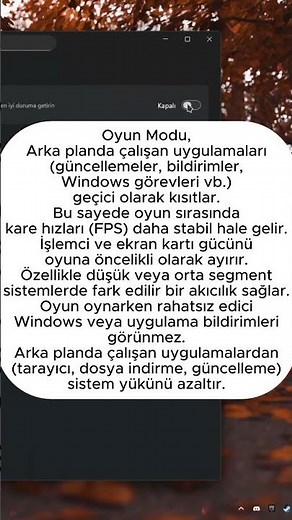 Oyun modu nasıl açılır?