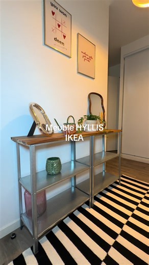 Je mets quoi dedans sans surcharger ??? #hyllis #ikea #deco #entree #roomtour