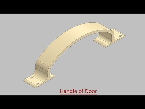 Handle of Door (Video Tutorial) SolidWorks