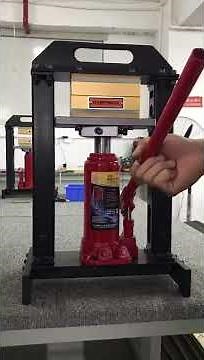 Dabpress Hydraulic Bottle Jack Rosin Press Drop Testing