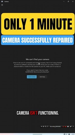 Windows 11 Camera Not Working? FIX IT NOW!