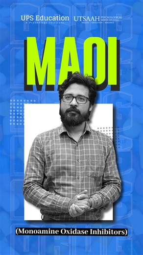 1K views | How MAOIs Influence Brain Chemistry? Monoamine oxidase inhibitors (MAOIs) boost serotonin, dopamine, and norepinephrine—supporting better mood, memory, learning, and reduced discomfort. . . Need guidance? Contact UPS Education:  9990717772  www.upseducation.in . #MAOIs #Psychopharmacology #Neurotransmitters #ClinicalPsychology #MPhilClinicalPsychology #UGCNETPsychology #PsychologyEntrance #UPSEducation | UPS Education | Facebook