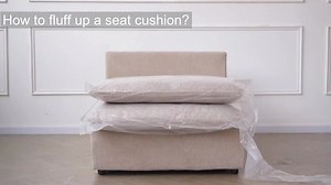 Magic Home Modular Large 238 in. Flared Arm 6-Piece L-shaped Linen Cloud Couch Sectional Sofa in. White with Ottoman MH-140WE-S5+1A