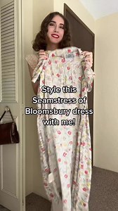 The perfect 1940s inspired floral wrap dress for spring🌸 I love how easy it is to wear this dress and the sizing is so adjustable too! #vintagefashion #springdresses #oldhollywood #oldfashioned #grwm | Victorybee