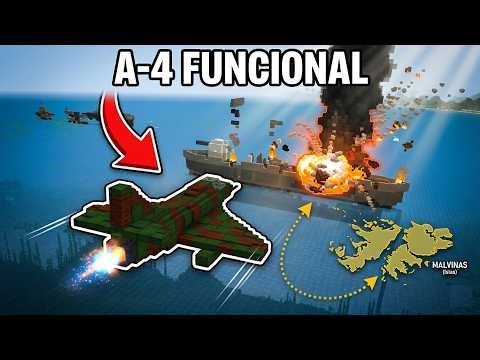 I built the Falklands/Malvinas plane and it's incredible...