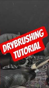 How to Zenithal Drybrush Minis: Full Black Base, Grey, & White Technique Guide