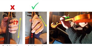 How do your fingers and bow arm actually move?