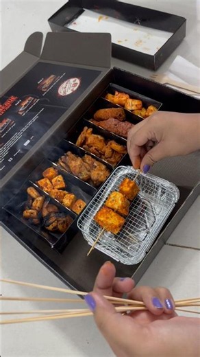 Barbeque in a box at home 🗃️