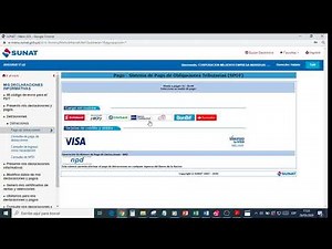 llenado del formulario para el pago de detracciones - SUNAT