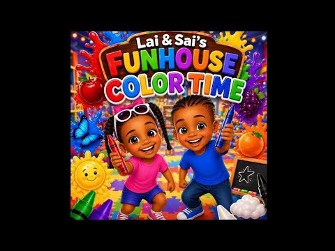 Learn Colors for Toddlers | Lai & Sai Funhouse #KidsLearning
