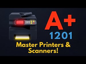 CompTIA A+ 1201 Last Minute Printer & MFD Setup Guide!