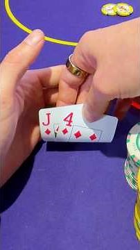 THIS J4 SUITED HAND IS INSANE 🤯 #poker #shorts