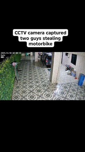 47K views · 498 reactions | CCTV camera captured two guys stealing motorbike | John Protein | Facebook