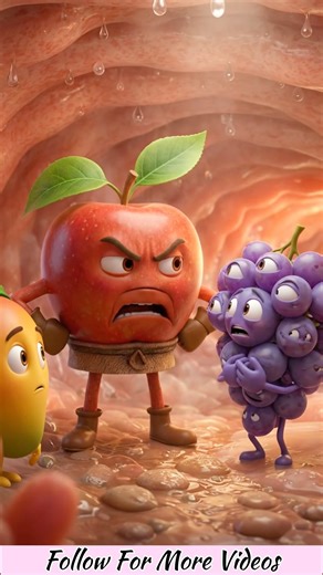 Apple Hates Grapes… But What Happens Next Will Shock You! 💔🍇 | 3D Cartoon Short