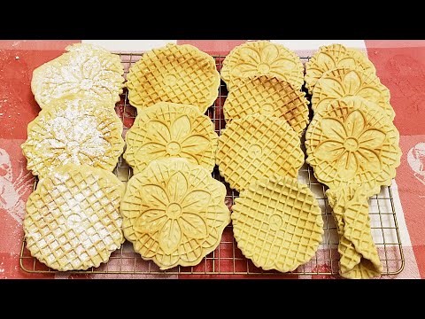 Pizzelle, mama's recipe - the Italian Classic Cookie!