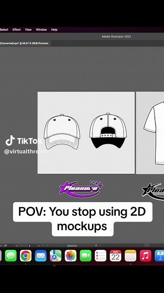 Easily create 3D mockups for your clothing brand. Check pinned video to learn #blender #mockup #clothingbrand #clothingbrandtips #streetwearstyle