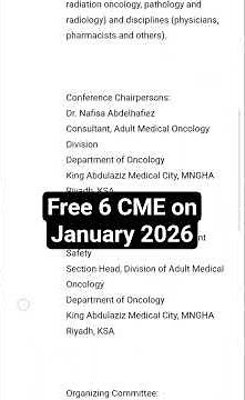 6 free CME hours on January 2026