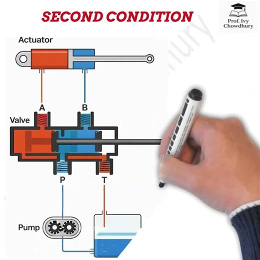 4/2 DIRECTIONAL CONTROL VALVE_[English]#fluid #physics #VALVE