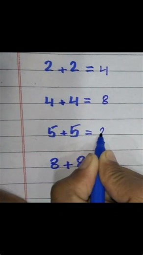 2+2=4 4+4=8 Do you know what is 8+8