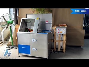 Ozone Bubble Washer- With Centrifugal Dryer, Fruit and Vegetable Washer
