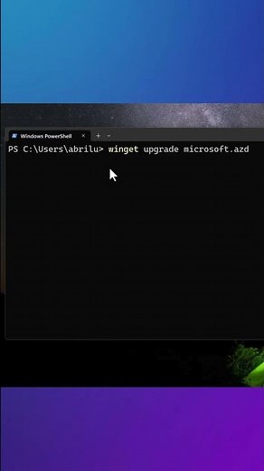 Tutorial: Actualiza Azure Developer CLI (AZD) en Windows