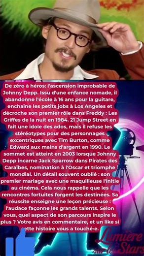 Johnny Depp: De guitariste à Jack Sparrow — Parcours improbable