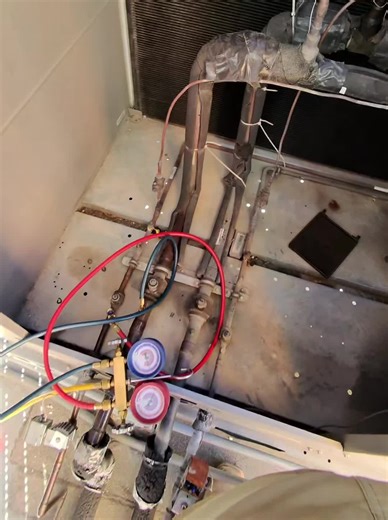 Leak Search and Repair in a 40-Ton HVAC System