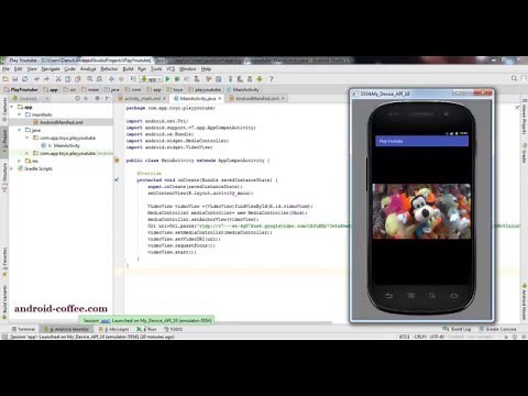 Tutorial how to play video in Android Studio 1.5