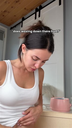 8.5K views · 529 reactions | How to make waxing down there a little less uncomfortable ✅ #wax #brazilianwax #hardwax #hairremoval | Tress Wellness | Facebook