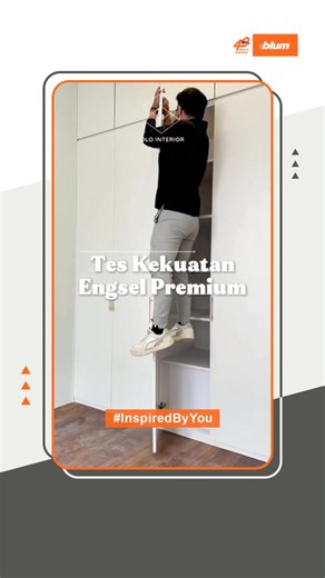 Blum Indonesia on Instagram: "Menguji performa pintu bersama @dlo.interior! Dalam video ini, Anda dapat melihat cara kerja engsel Blum pada pintu lemari, laci, dan elemen furnitur lainnya di rumah tersebut. Dilengkapi dengan soft-close BLUMOTION, memastikan dapat dibuka dan ditutup secara halus, senyap, dan tanpa celah. Terima kasih DLO Interior sudah mempercayakan kualitas furnitur fitting bersama Blum. Reels: DLO Interior #BlumIndonesia #InspiredByYou #Engsel #Fittingfurnitur #SolusiInovasi"