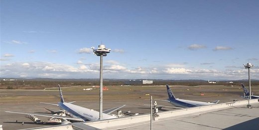 新千歳空港 ライブカメラ(ターミナル・滑走路)(STV)と雨雲レーダー/北海道千歳市