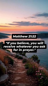 Matthew 21:22 #verseoftheday #God #LovingGod #fbreelsvideo | Bible Verses