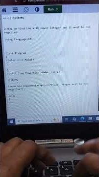 Code for finding power integer value,#dotnet ,#csharp ,#w3schools